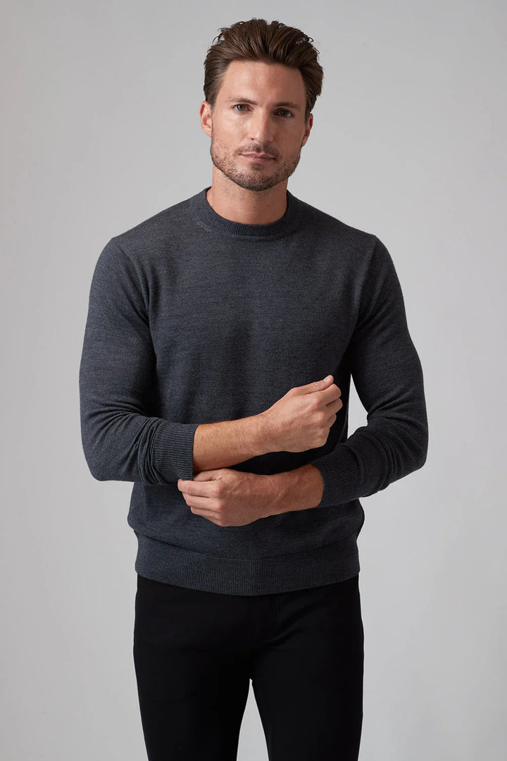 Raffi Alfie Crew In Charcoal
