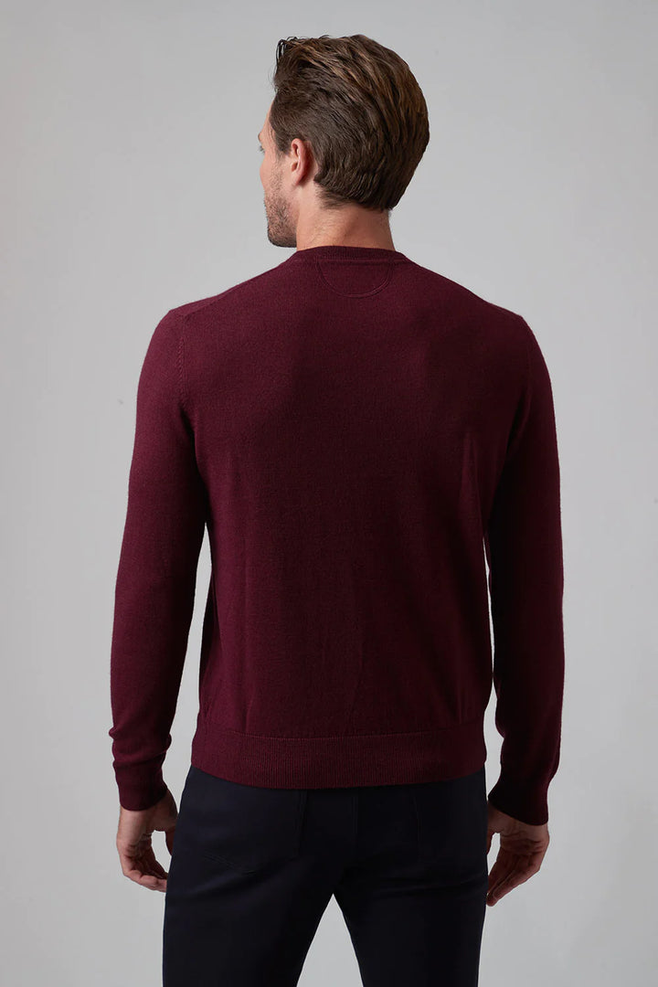 Raffi Alfie Crew In Merlot