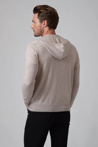 Raffi Full-Zip Hoodie in Oat