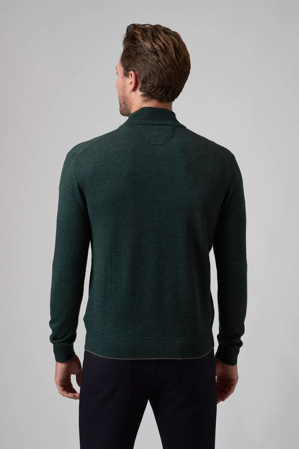 Raffi L/S Zip Mock In Forest