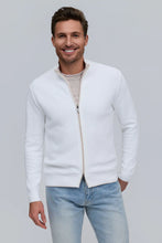 Load image into Gallery viewer, Raffi Josiah Full Zip Jacket In White

