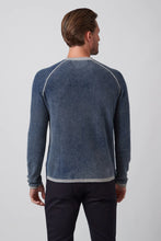 Load image into Gallery viewer, Raffi Reversible Cashmere Crew Blue
