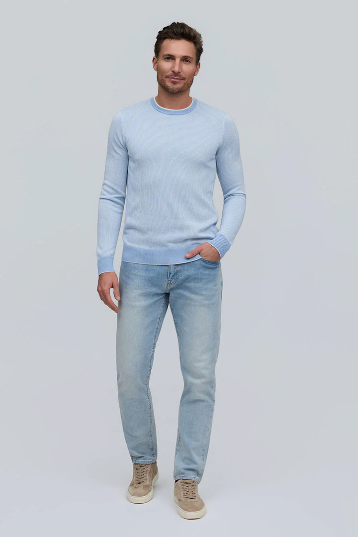 Raffi Zen Stripe Crew In Sky