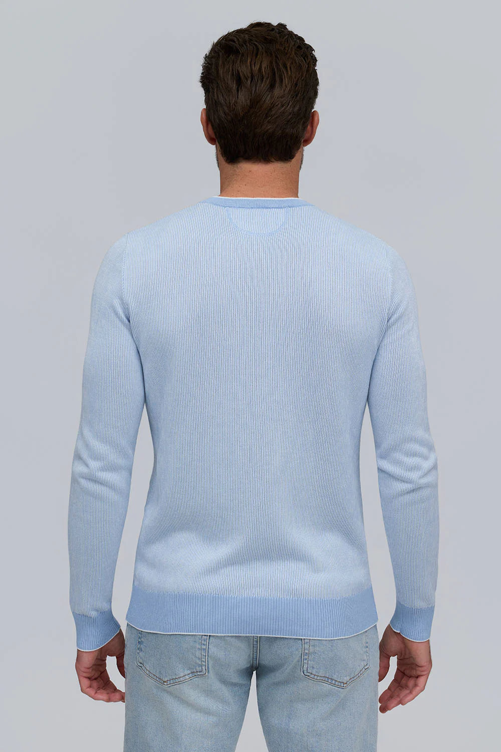Raffi Zen Stripe Crew In Sky