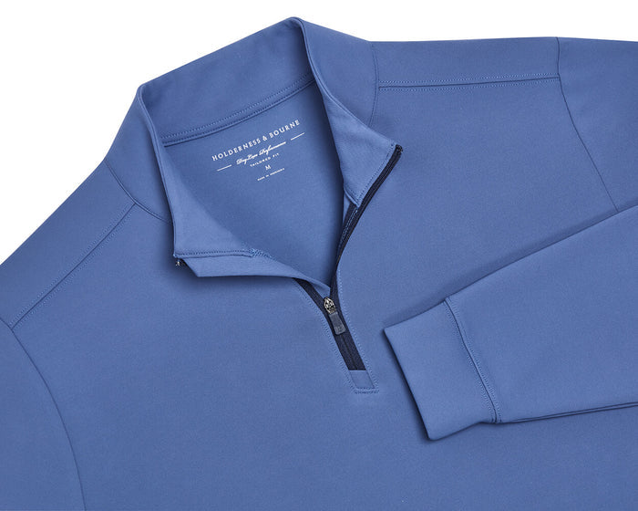 Holderness &amp; Bourne Dawson Pullover In Maidstone Blue