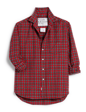 Load image into Gallery viewer, Eileen Relaxed Button-Up in Small Red Plaid
