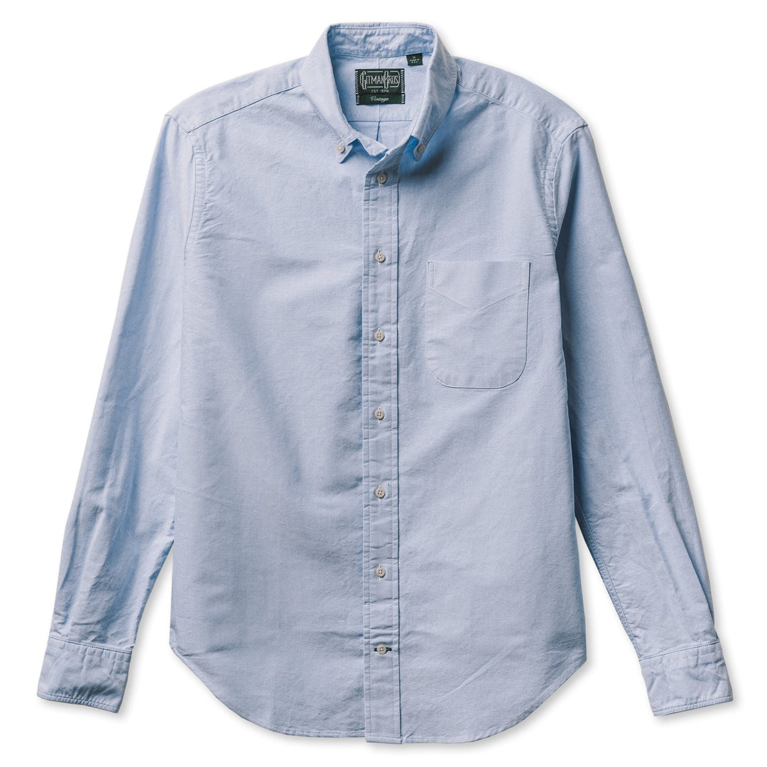 Gitman Vintage Oxford Shirt In Blue