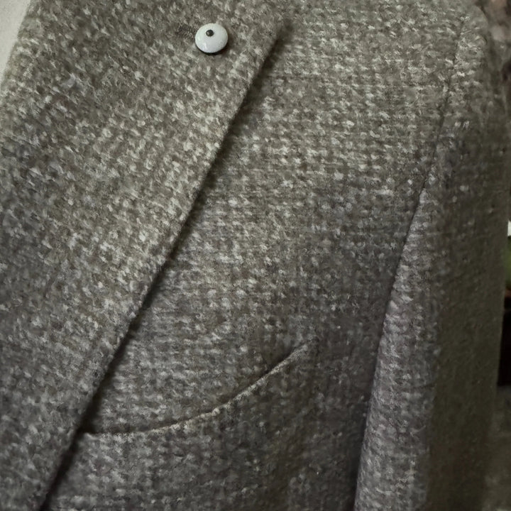 Lbm Soft Jacket Tan/Grey Tweed