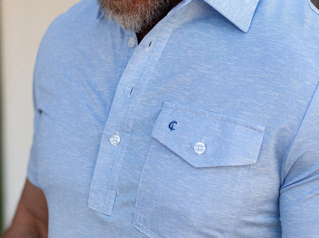 Criquet Performance Sport Players Shirt In Yacht Club