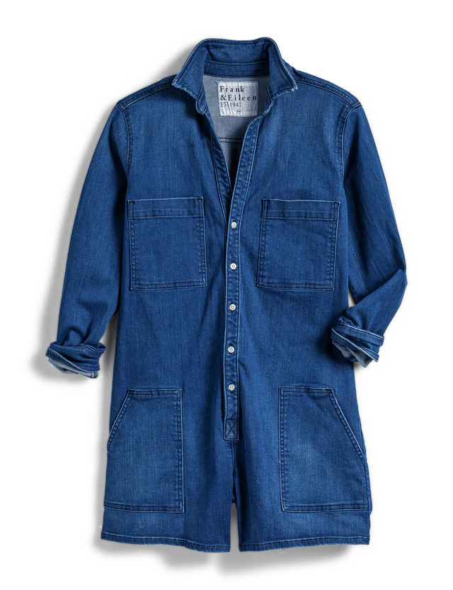 Frank &amp; Eileeen Ireland Playsuit In 1977 Denim Wash