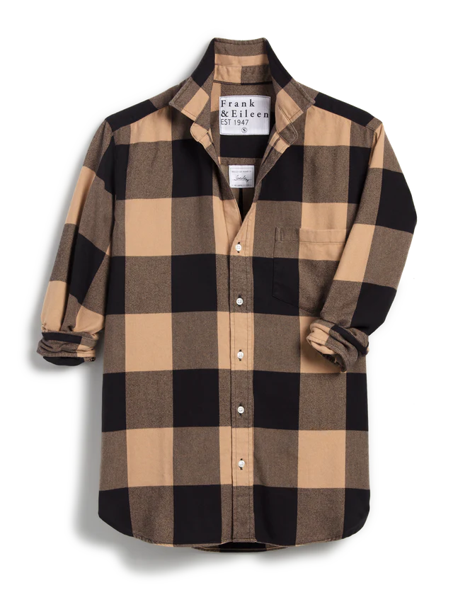 Frank & Eileen Joedy in Tan/Black Check