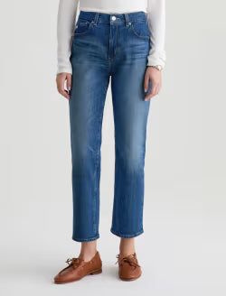 AG Brinley Crop Jeans In Blue / Owen Valley
