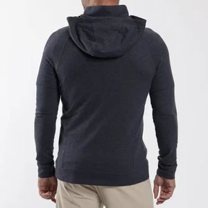 KJUS Men's Inverness Hoodie in Atlanta Blue/Dark Dusk