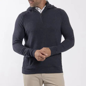 KJUS Men's Inverness Hoodie in Atlanta Blue/Dark Dusk