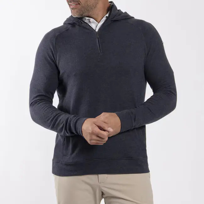 KJUS Men's Inverness Hoodie in Atlanta Blue/Dark Dusk