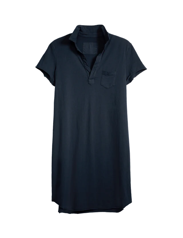 Frank &amp; Eileen Lauren Polo Dress In British Royal Navy