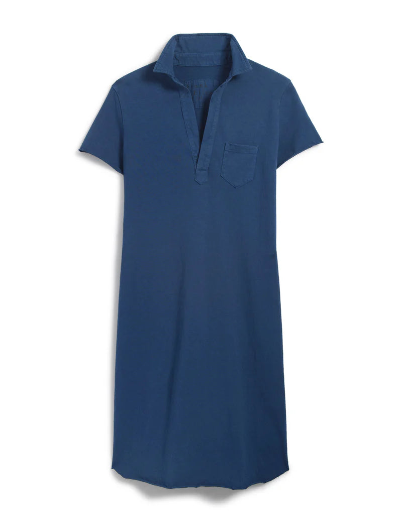 F&E Lauren Polo Dress in Deep Sea