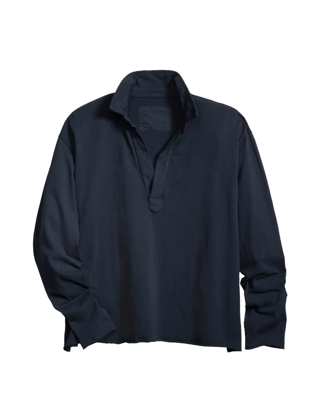 Frank &amp; Eileen Jersey Popover Henley In British Royal Navy