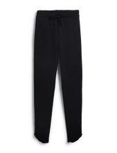 Load image into Gallery viewer, F&amp;E Christine Tulip Ankle Sweatpant in Black
