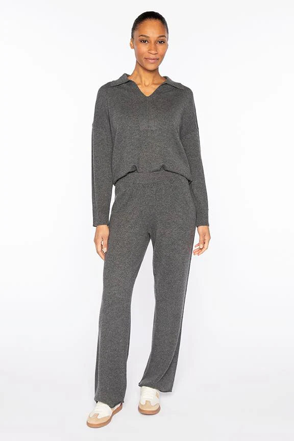Kinross Women's Cashmere Pant - Grey