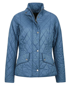 Barbour Cavalry Quilted Jacket China Blue