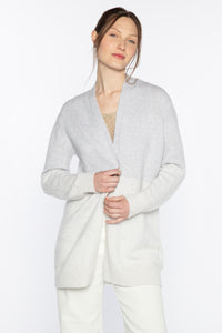 Kinross Ombre Cardigan in Grey Whisper