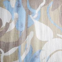 Kinross Abstract Shadows Print Scarf In Almond Multi