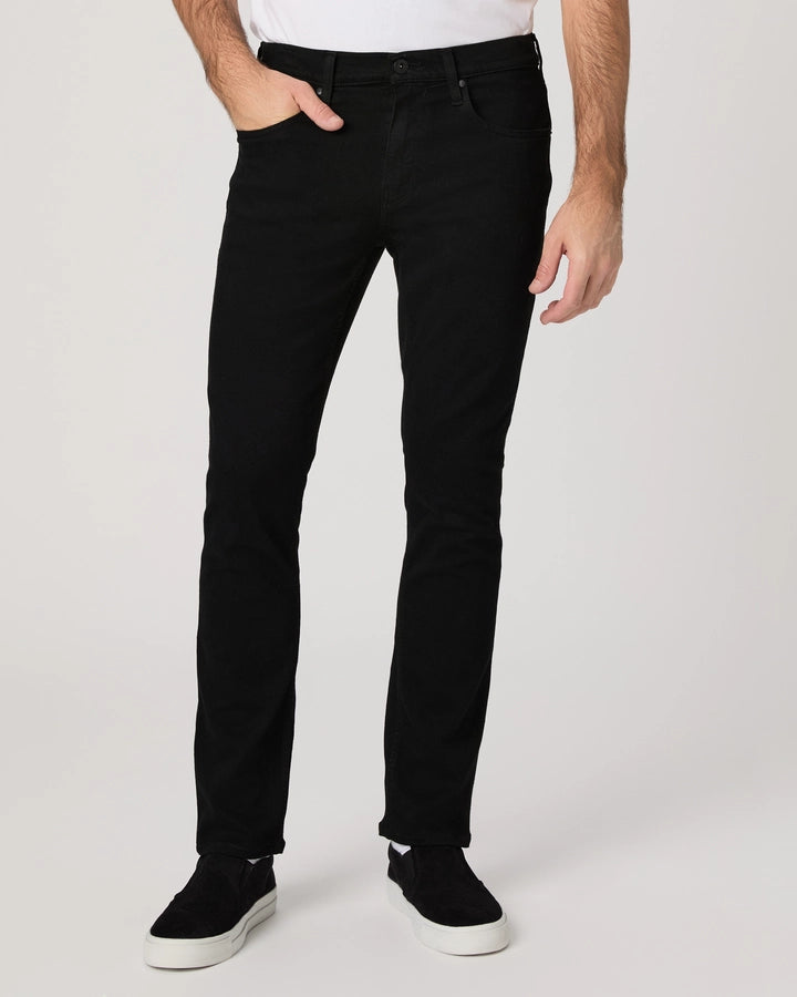 Paige Denim In Federal Black Shadow