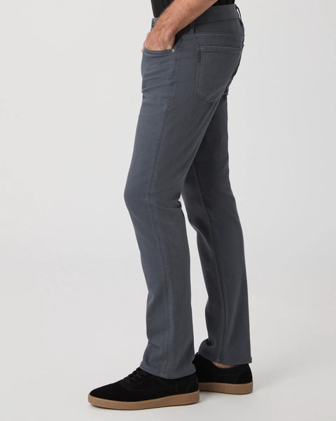 Paige Transcend Federal Slim Straight Jean In Pewter Stone
