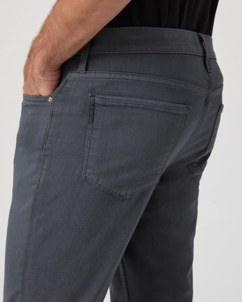 Paige Transcend Federal Slim Straight Jean In Pewter Stone