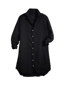 Frank & Eileen Denim Shirtdress in Black