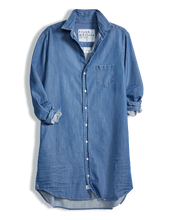 Load image into Gallery viewer, Frank &amp; Eileen Shirtdress in Vintage Stonewashed Indigo
