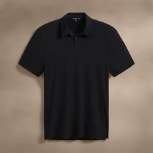 Load image into Gallery viewer, James Perse Brushed Lotus Polo in Black

