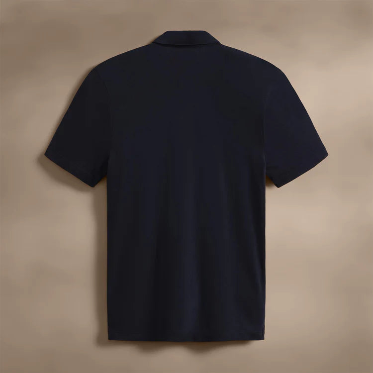 James Perse Brushed Lotus Polo In Deep