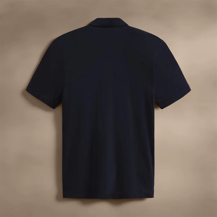 James Perse Brushed Lotus Polo In Deep