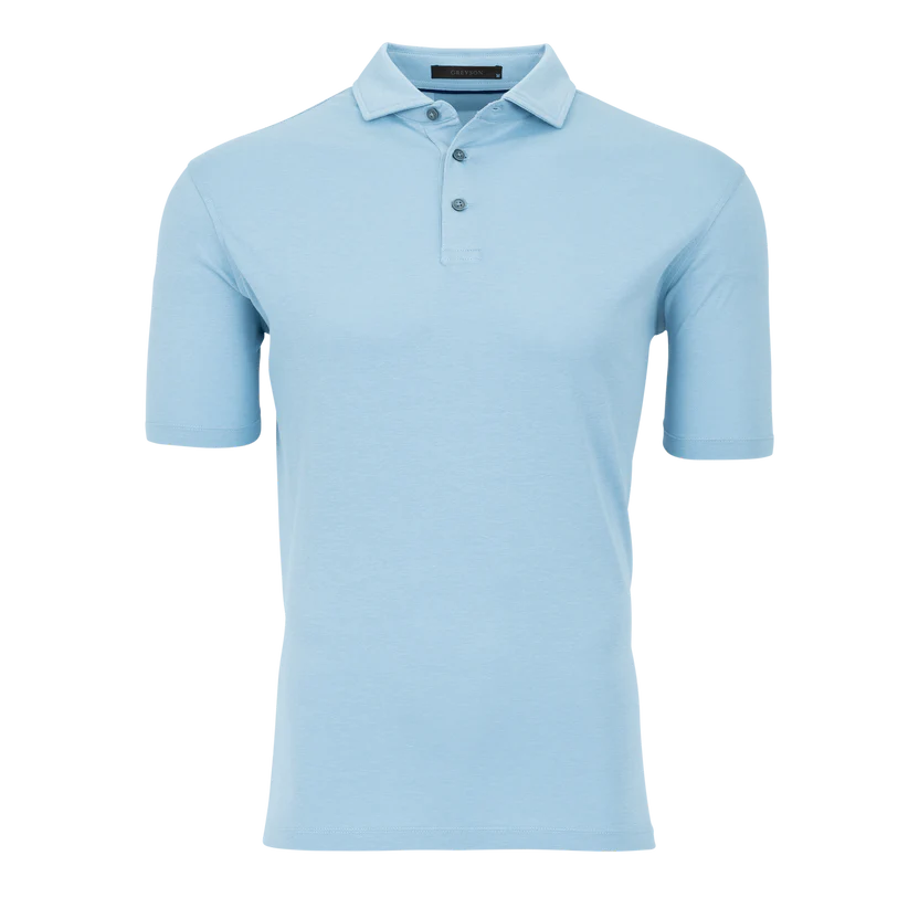 Greyson Omaha Polo In Wolf Blue