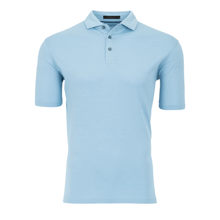 Greyson Omaha Polo In Wolf Blue