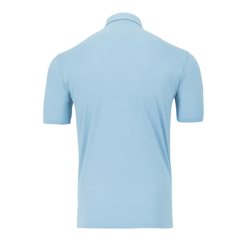 Greyson Omaha Polo In Wolf Blue