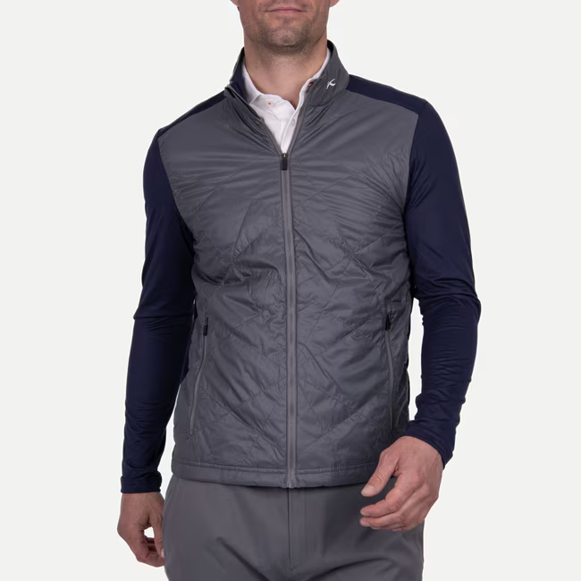 Kjus Retention Jacket In Steel Grey/Atlanta Blue