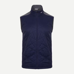 KJUS Men's Retention Vest in Atlanta Blue - Steel Grey