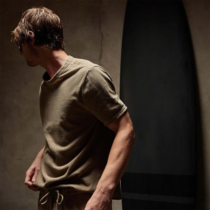 James Perse S/S Crew Cashew