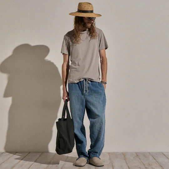 James Perse Vintage Tee Fog Pigment