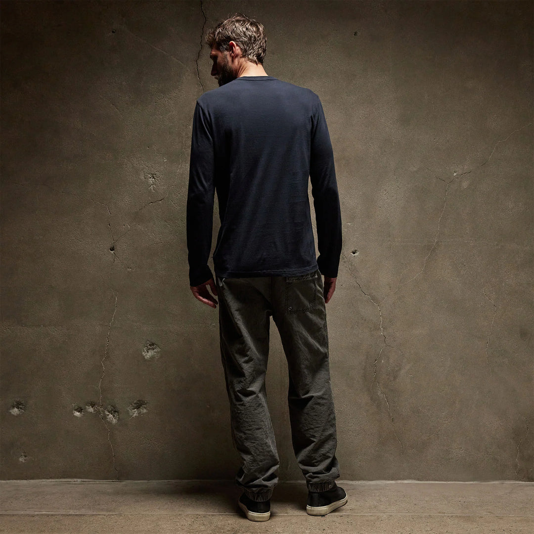 James Perse L/S Crew Neck In Deep