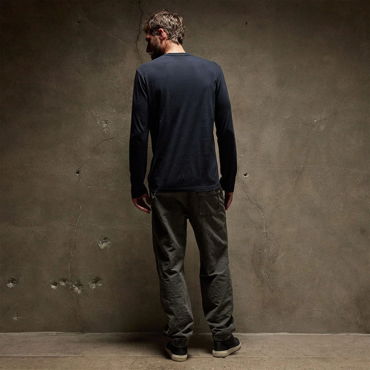 James Perse L/S Crew Neck In Deep