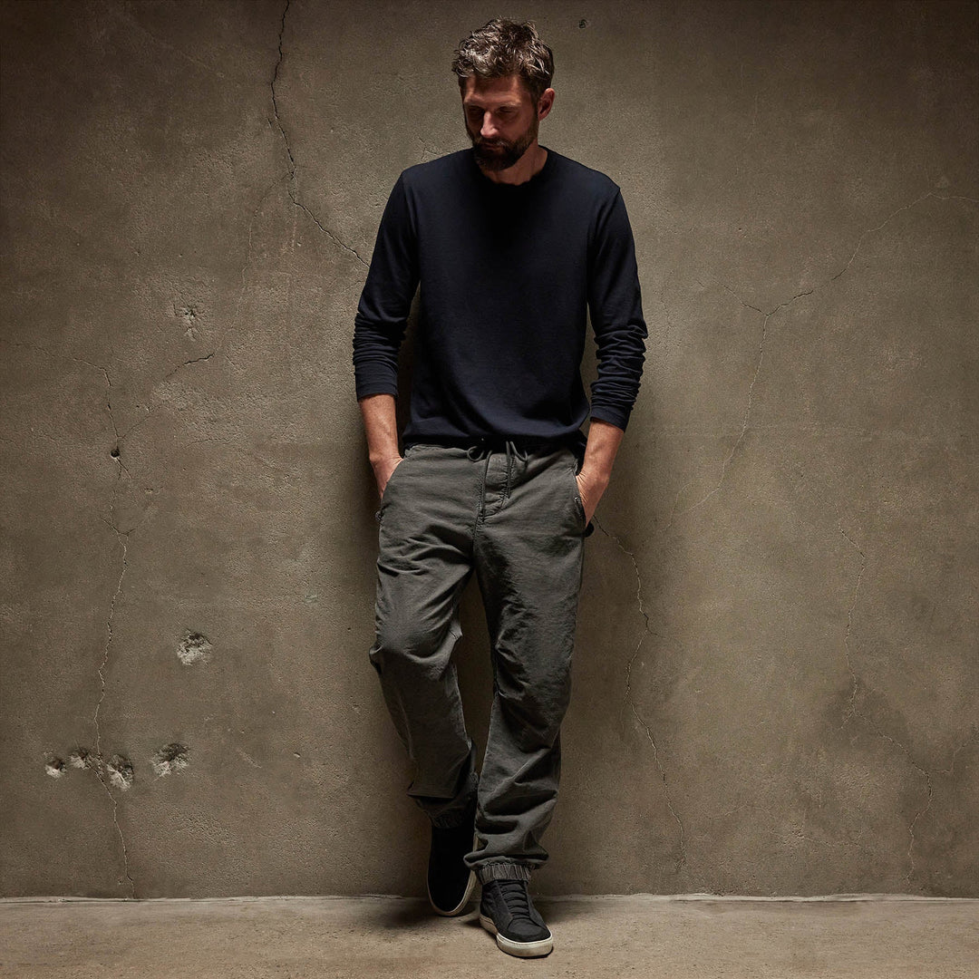 James Perse L/S Crew Neck In Deep