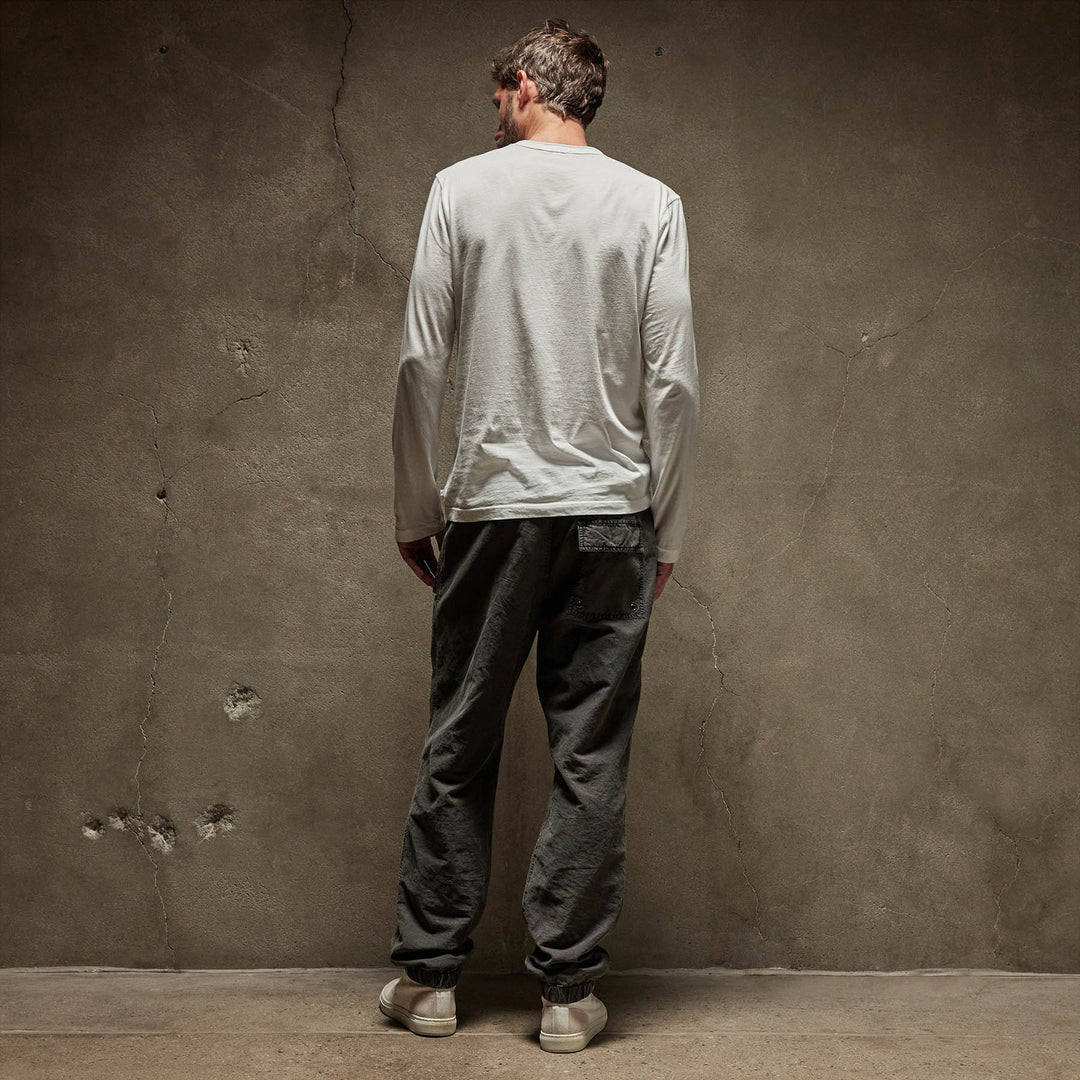 James Perse L/S Crew Neck In White