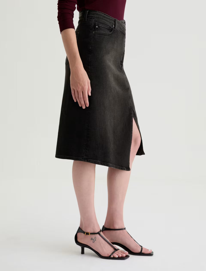Ag Bruna Wrap Midi Skirt In Nebula
