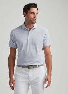 Peter Millar Tempo Performance Mesh Polo in Blue Forest