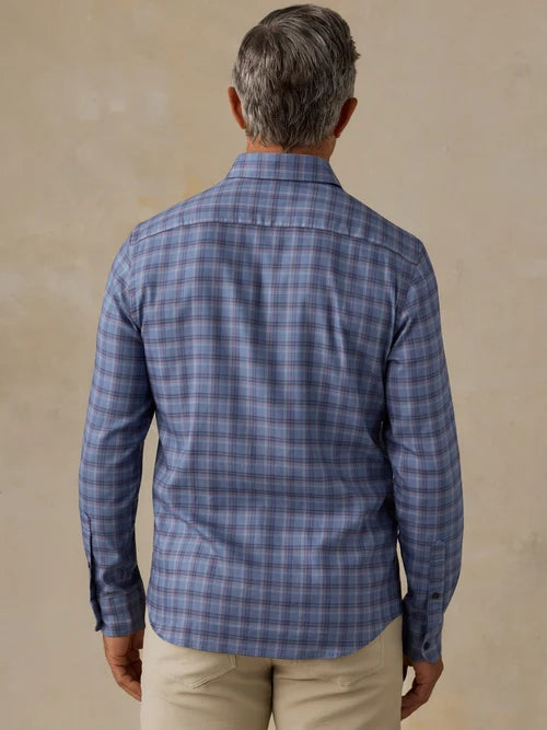 Faherty Soft Twill Movement Shirt Riverstone Pass Plaid