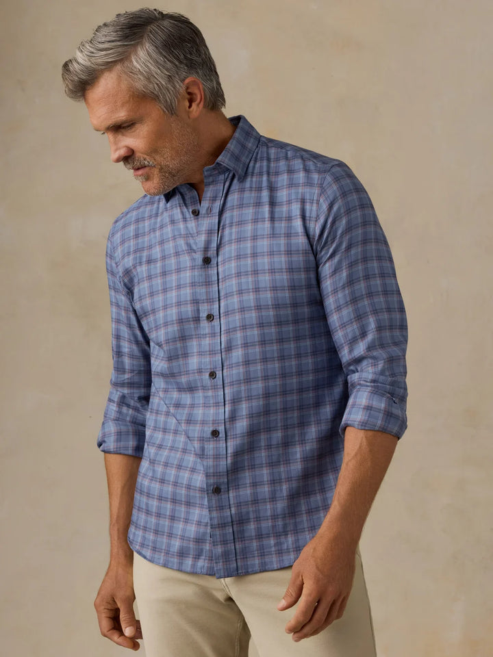 Faherty Soft Twill Movement Shirt Riverstone Pass Plaid
